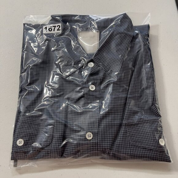 Billy Reid Big & Tall Men’s Long Sleeve Button Up Shirt Gray Check Size XXL - Picture 11 of 12